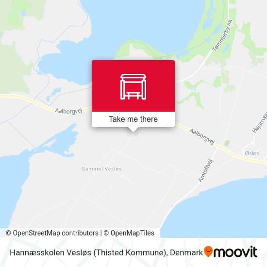 Hannæsskolen Vesløs (Thisted Kommune) map