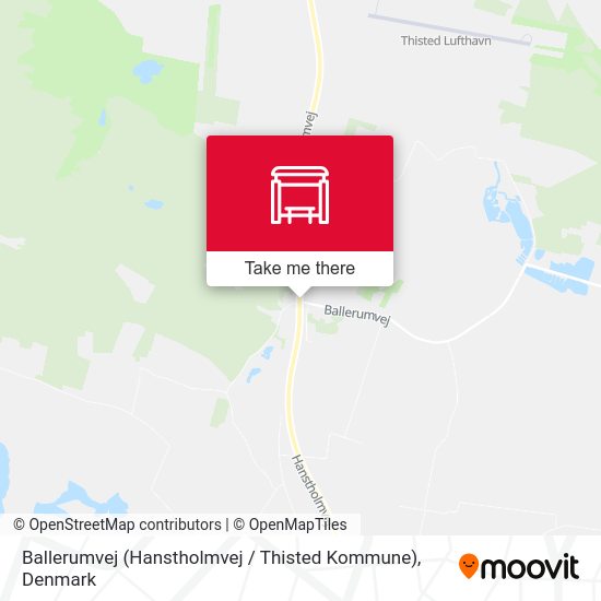 Ballerumvej (Hanstholmvej / Thisted Kommune) map