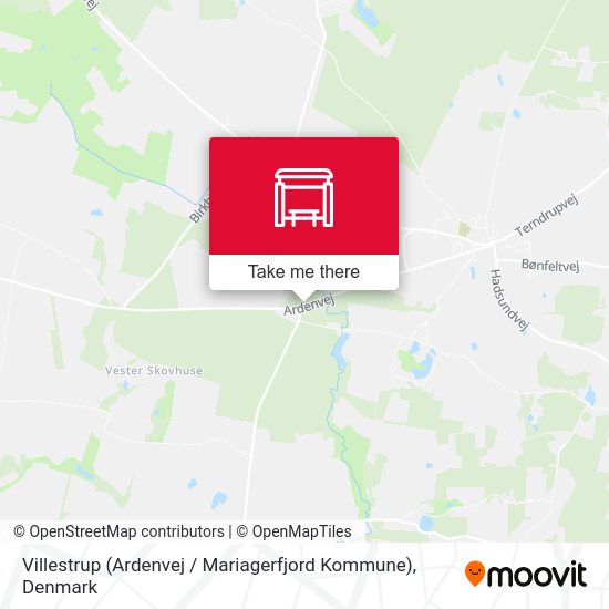 Villestrup (Ardenvej / Mariagerfjord Kommune) map