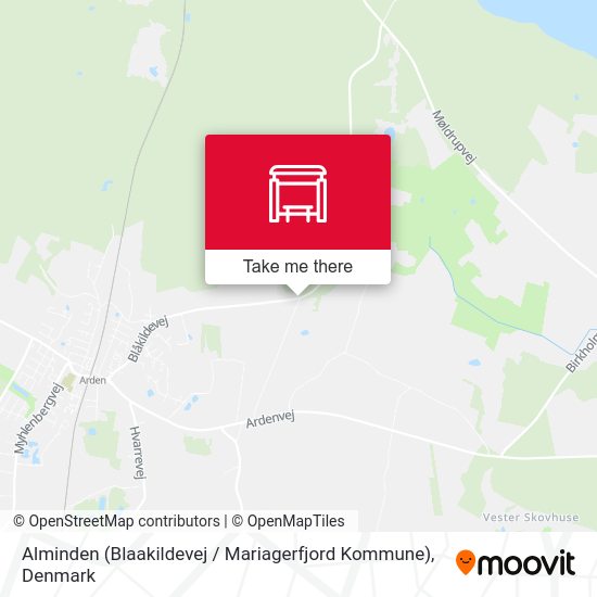 Alminden (Blaakildevej / Mariagerfjord Kommune) map
