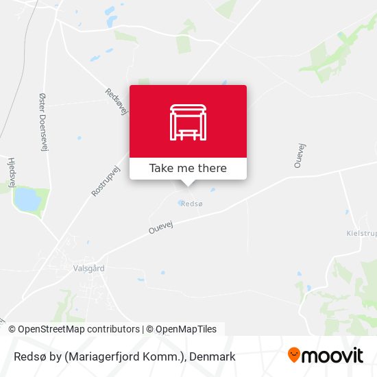 Redsø by (Mariagerfjord Komm.) map