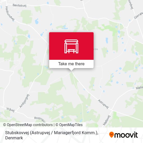 Stubskovvej (Astrupvej / Mariagerfjord Komm.) map