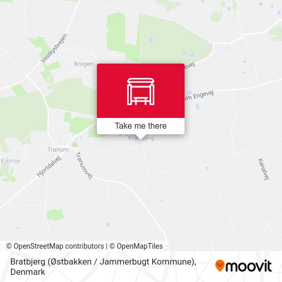 Bratbjerg (Østbakken / Jammerbugt Kommune) map