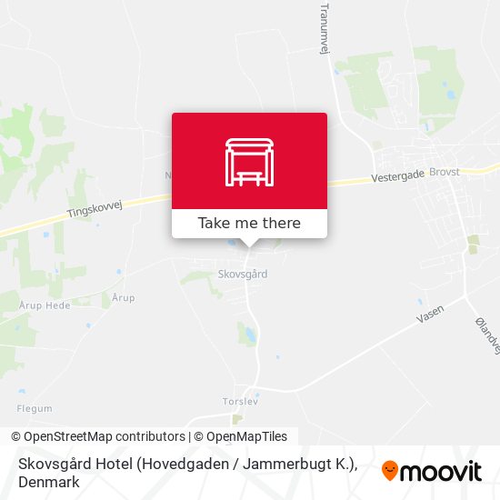 Skovsgård Hotel (Hovedgaden / Jammerbugt K.) map