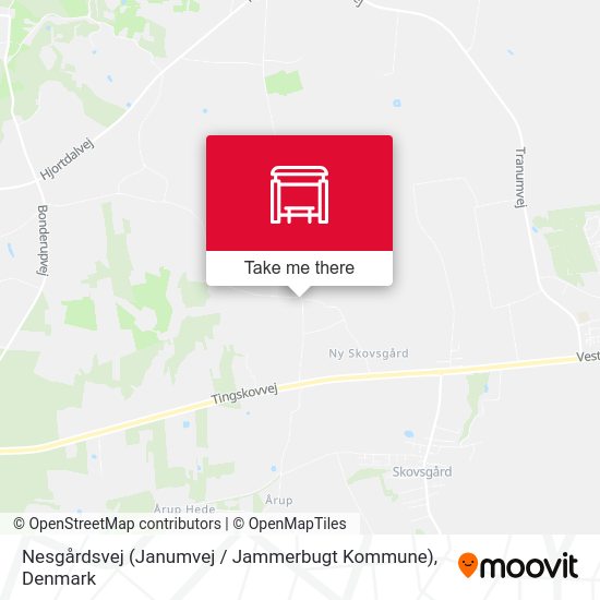 Nesgårdsvej (Janumvej / Jammerbugt Kommune) map