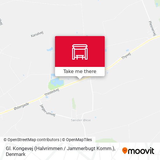 Gl. Kongevej (Halvrimmen / Jammerbugt Komm.) map