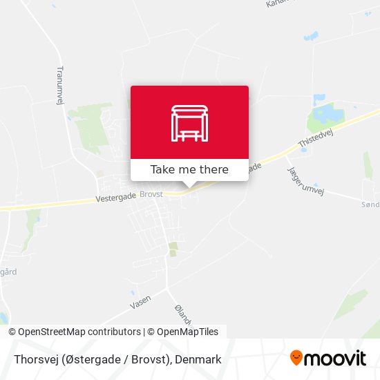 Thorsvej (Østergade / Brovst) map