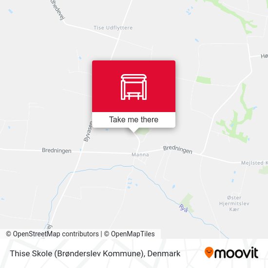 Thise Skole (Brønderslev Kommune) map