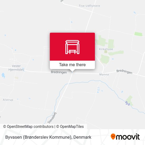 Byvasen (Brønderslev Kommune) map