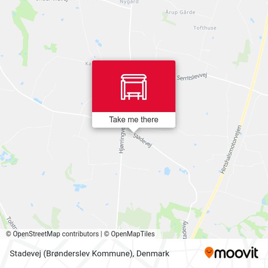Stadevej (Brønderslev Kommune) map