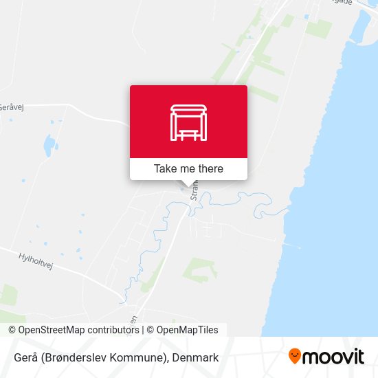 Gerå (Brønderslev Kommune) map