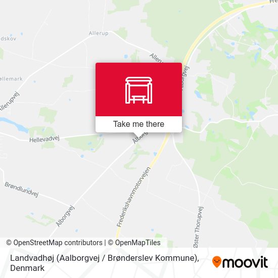 Landvadhøj (Aalborgvej / Brønderslev Kommune) map