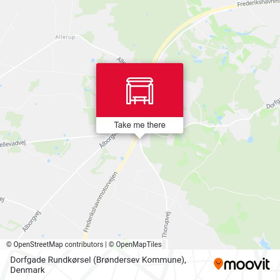 Dorfgade Rundkørsel (Brøndersev Kommune) map