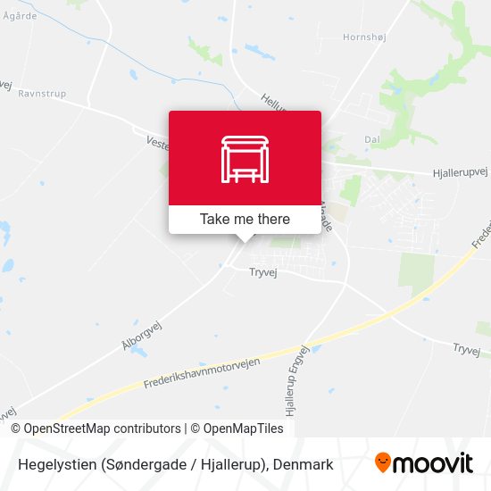 Hegelystien (Søndergade / Hjallerup) map