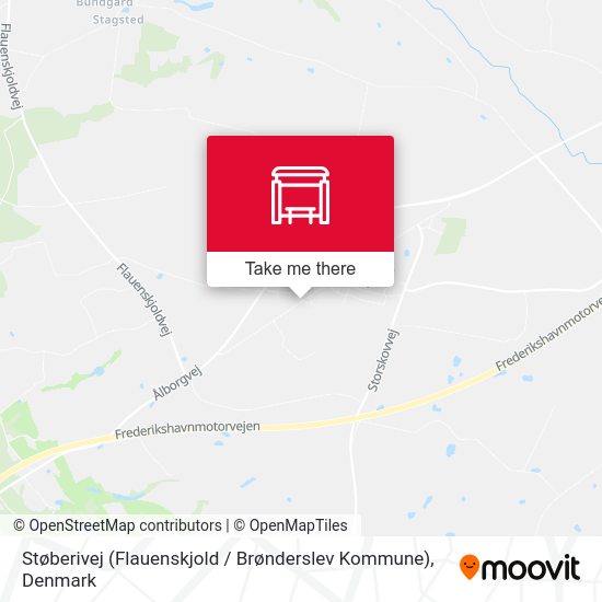 Støberivej (Flauenskjold / Brønderslev Kommune) map