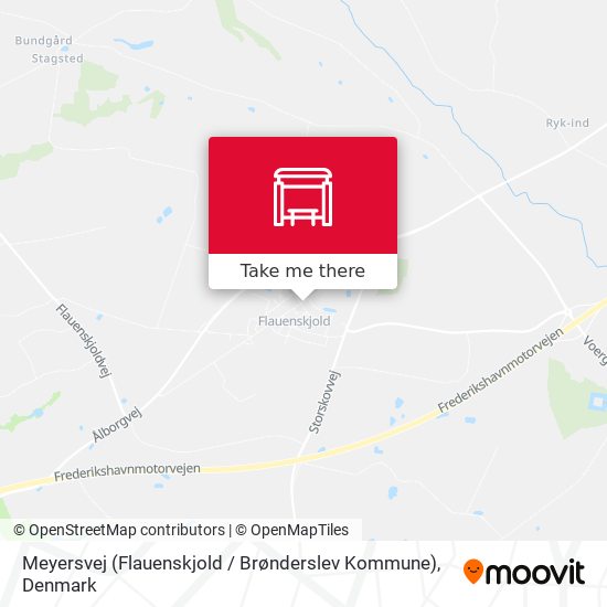 Meyersvej (Flauenskjold / Brønderslev Kommune) map