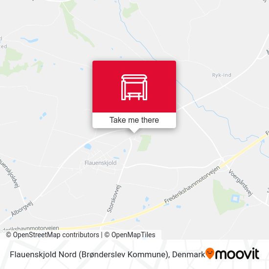 Flauenskjold Nord (Brønderslev Kommune) map