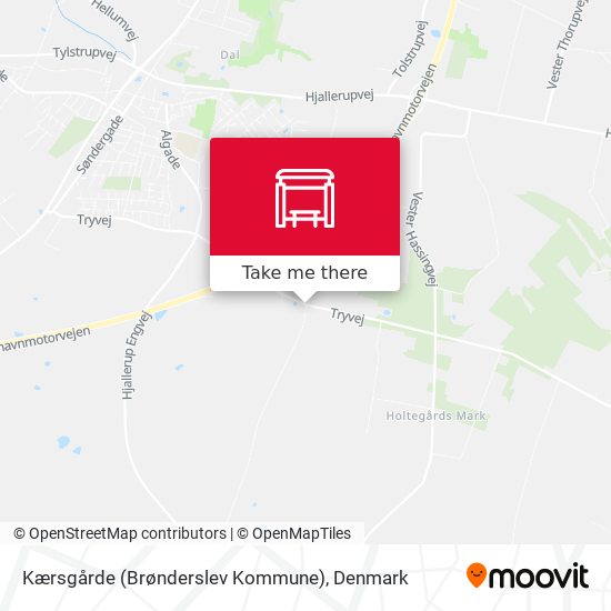 Kærsgårde (Brønderslev Kommune) map