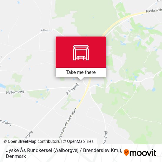 Jyske Ås Rundkørsel (Aalborgvej / Brønderslev Km.) map