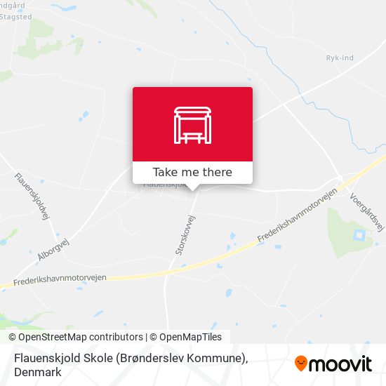 Flauenskjold Skole (Brønderslev Kommune) map