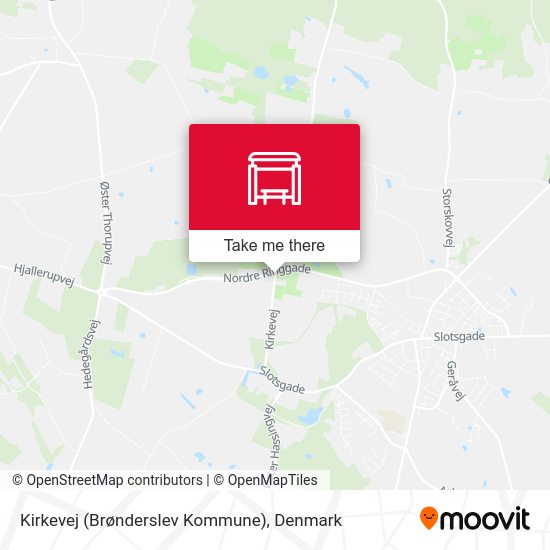 Kirkevej (Brønderslev Kommune) map
