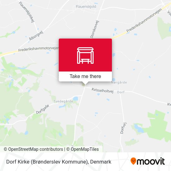 Dorf Kirke (Brønderslev Kommune) map