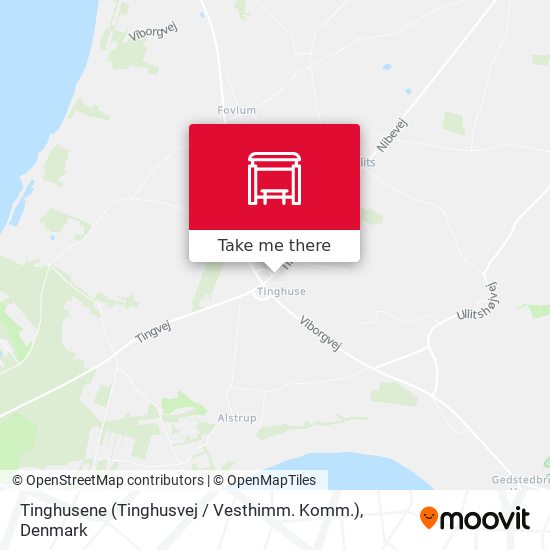Tinghusene (Tinghusvej / Vesthimm. Komm.) map