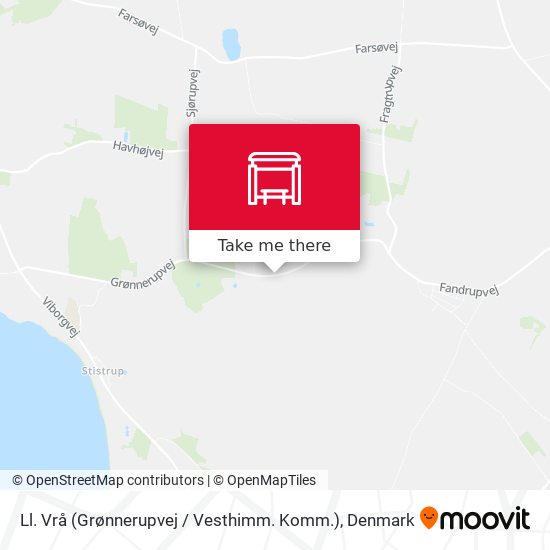 Ll. Vrå (Grønnerupvej / Vesthimm. Komm.) map