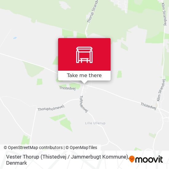 Vester Thorup (Thistedvej / Jammerbugt Kommune) map