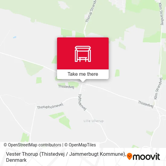 Vester Thorup (Thistedvej / Jammerbugt Kommune) map