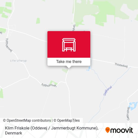 Klim Friskole (Oddevej / Jammerbugt Kommune) map