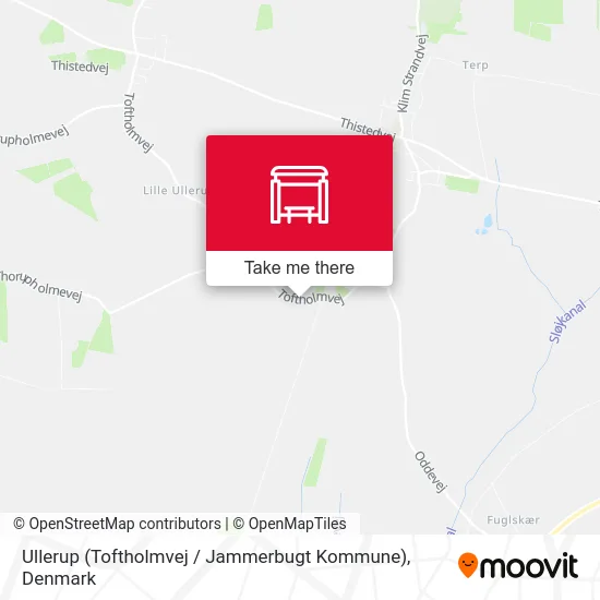 Ullerup (Toftholmvej / Jammerbugt Kommune) map