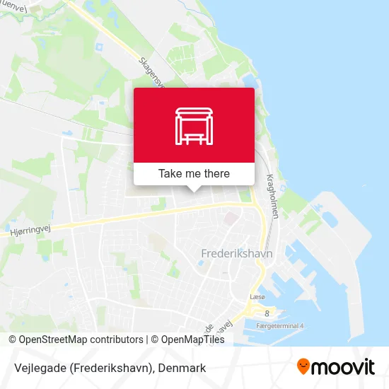 Vejlegade (Frederikshavn) map
