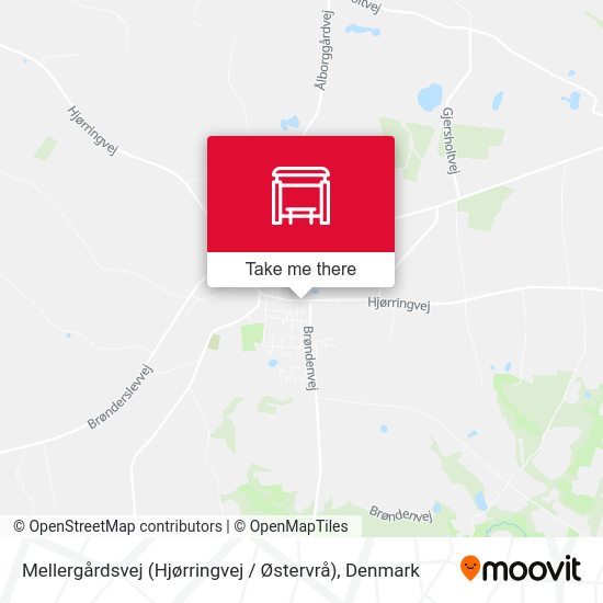 Mellergårdsvej (Hjørringvej / Østervrå) map