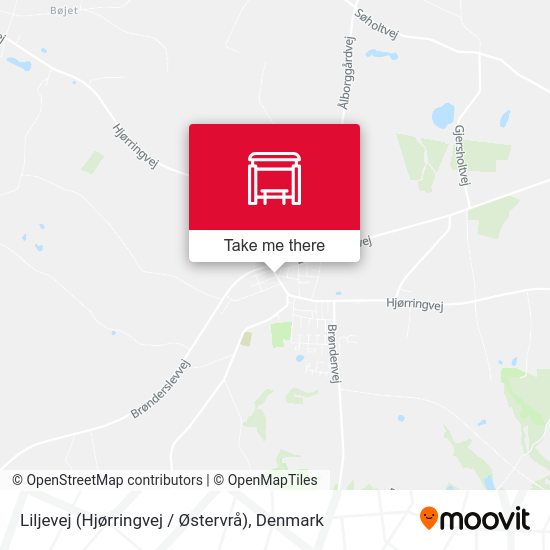 Liljevej (Hjørringvej / Østervrå) map