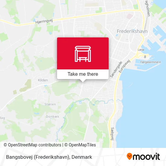 Bangsbovej (Frederikshavn) map