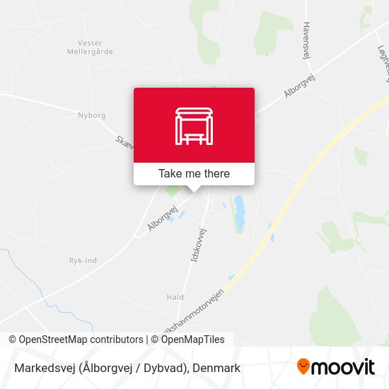 Markedsvej  (Ålborgvej / Dybvad) map