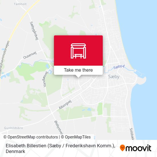 Elisabeth Billestien (Sæby / Frederikshavn Komm.) map