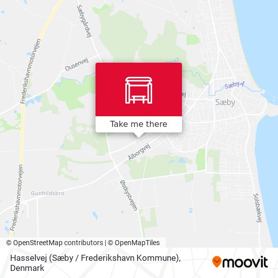 Hasselvej (Sæby / Frederikshavn Kommune) map