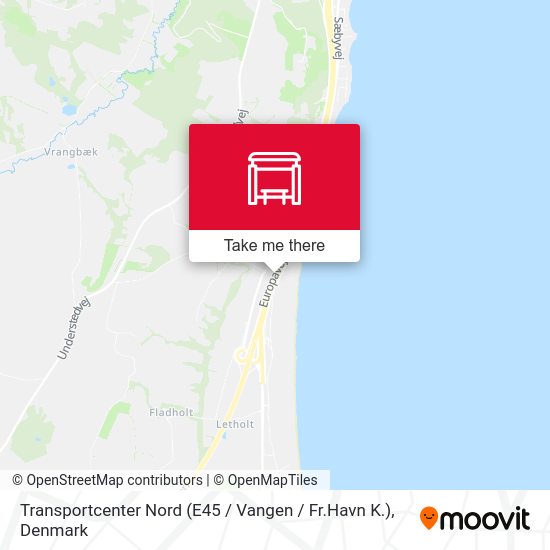 Transportcenter Nord (E45 / Vangen / Fr.Havn K.) map