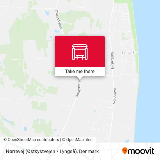 Nørrevej (Østkystvejen / Lyngså) map
