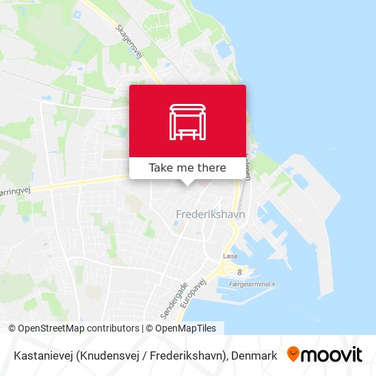 Kastanievej (Knudensvej / Frederikshavn) map