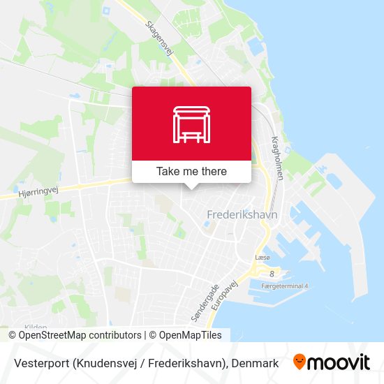 Vesterport (Knudensvej / Frederikshavn) map