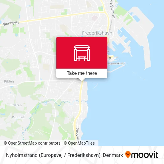 Nyholmstrand (Europavej / Frederikshavn) map