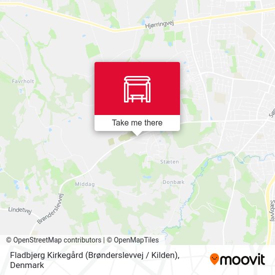 Fladbjerg Kirkegård (Brønderslevvej / Kilden) map