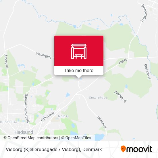 Visborg (Kjellerupsgade / Visborg) map