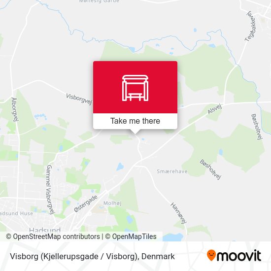 Visborg (Kjellerupsgade / Visborg) map