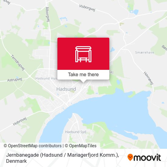 Jernbanegade (Hadsund / Mariagerfjord Komm.) map