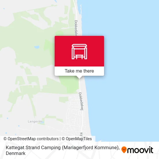 Kattegat Strand Camping (Mariagerfjord Kommune) map