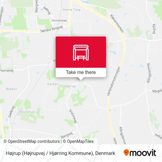Højrup (Højrupvej / Hjørring Kommune) map